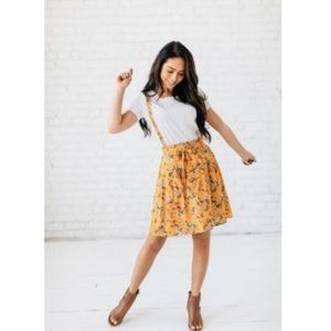 Buffalo Brickyard Floral Overall Skirt